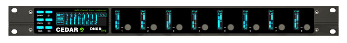 CEDAR DNS 8 Live multi-channel dialogue noise suppressor